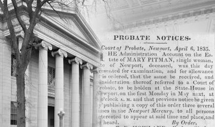 court house and probate notice