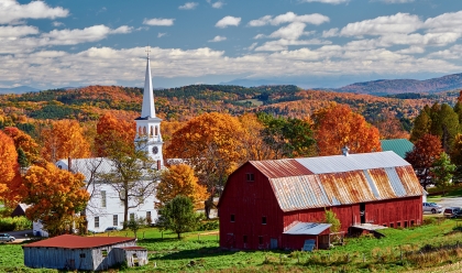 Planning a Research Trip to New England Vermont barn and church
