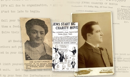 The Genevieve Geller Wyner Annual Lecture: Philanthropy in Boston’s Jewish Community at the Turn of the Twentieth Century photo collage