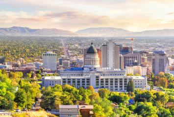 Salt Lake City Skyline During the Day