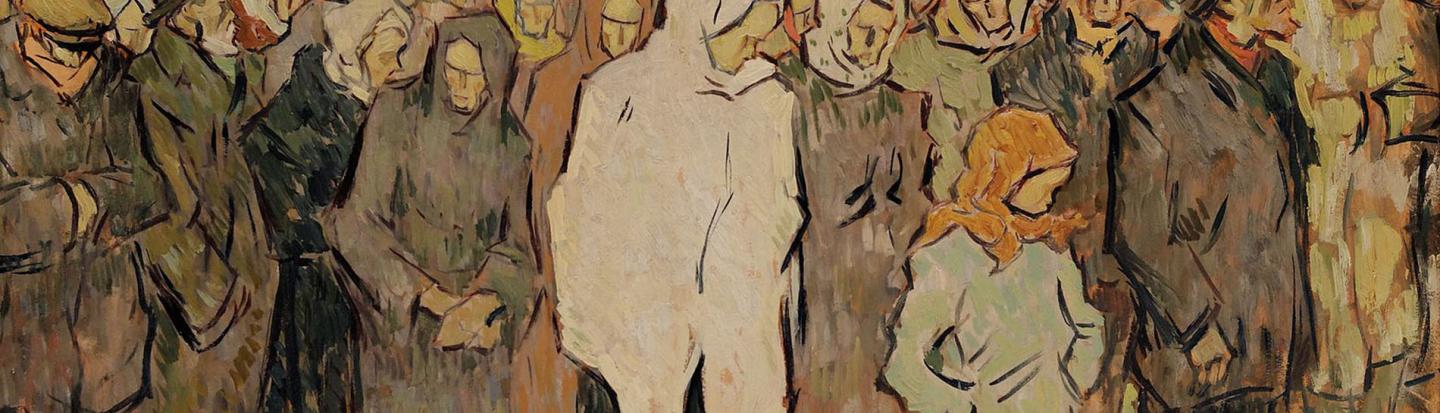 Bread Line painting by Nicolae Tonitza courtesy of Yelkrokoyade