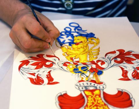 ICGHS heraldry details