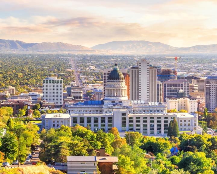 Salt Lake City Skyline During the Day