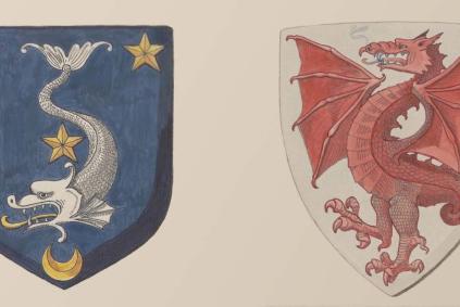 Heraldic shields