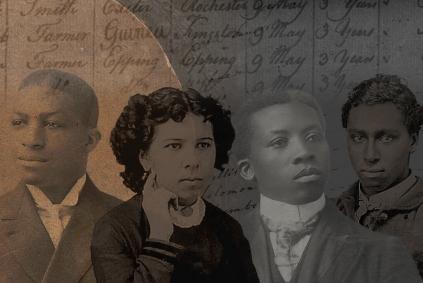 10 Million Names Project a montage of vintage portraits
